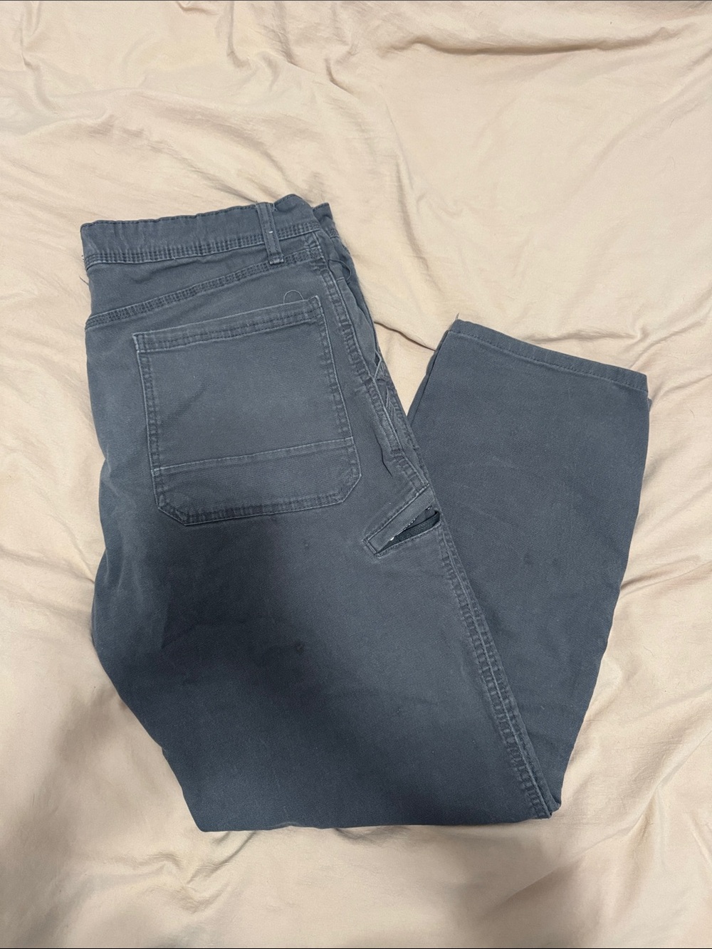 Weatherproof Men's Cargo Pants in Dark Blue